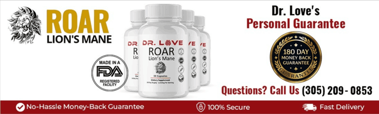 Dr. Love Roar Lion’s Mane Certification