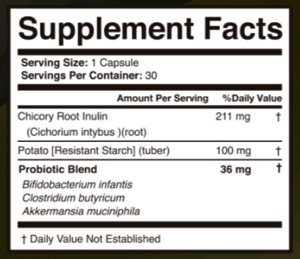 JavaTide Supplement Facts 