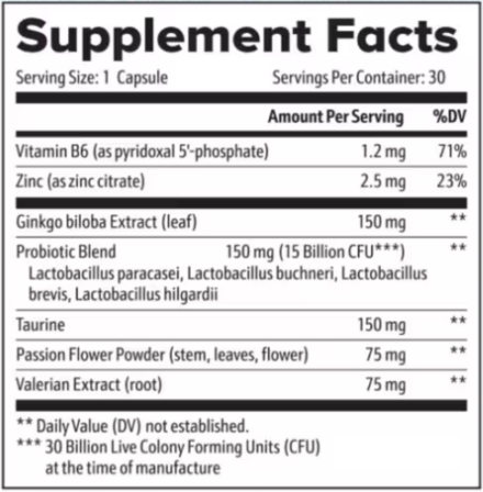 MindSilence-Supplement-Facts