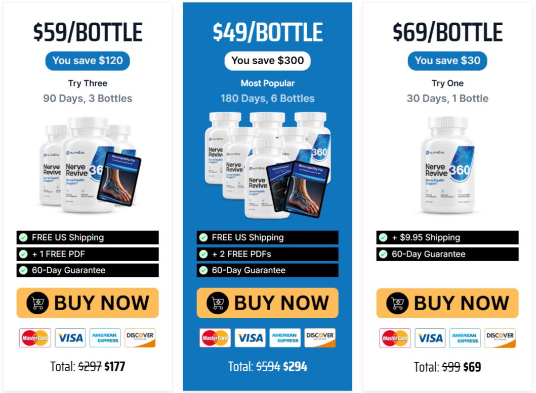 Nerve Revive 360 Pricing