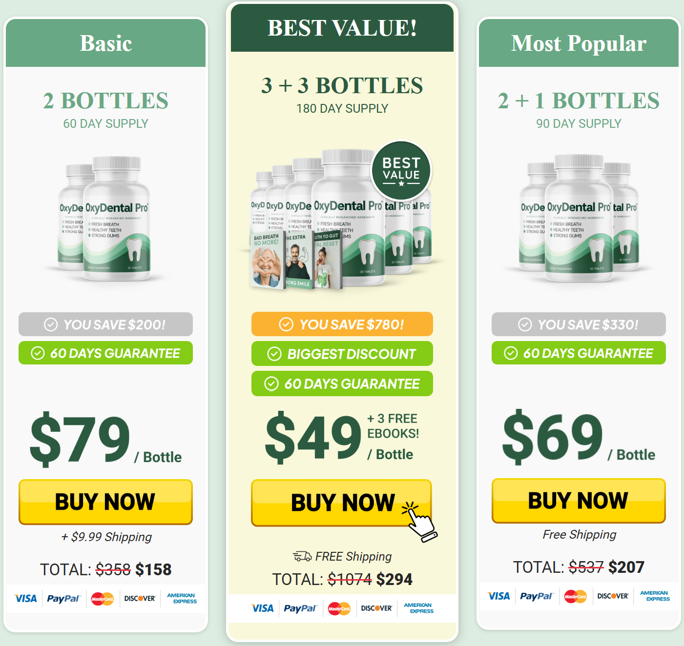 OxyDental Pro Pricing