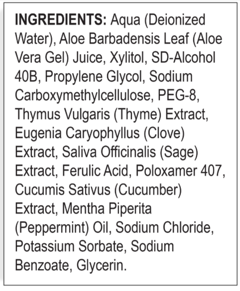 ProXental ingredients