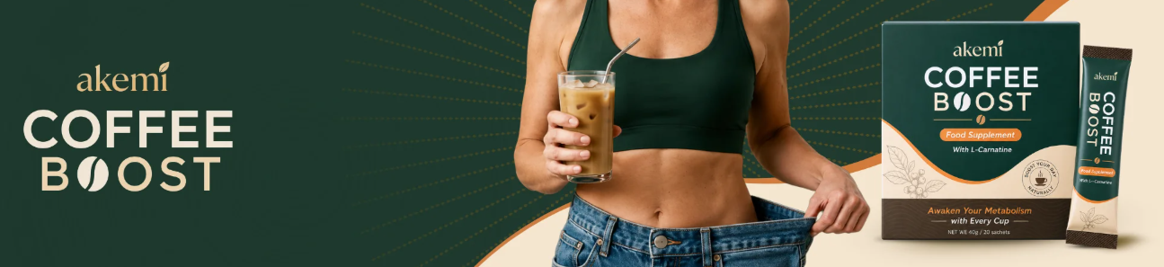 Akemi Coffee Boost Label