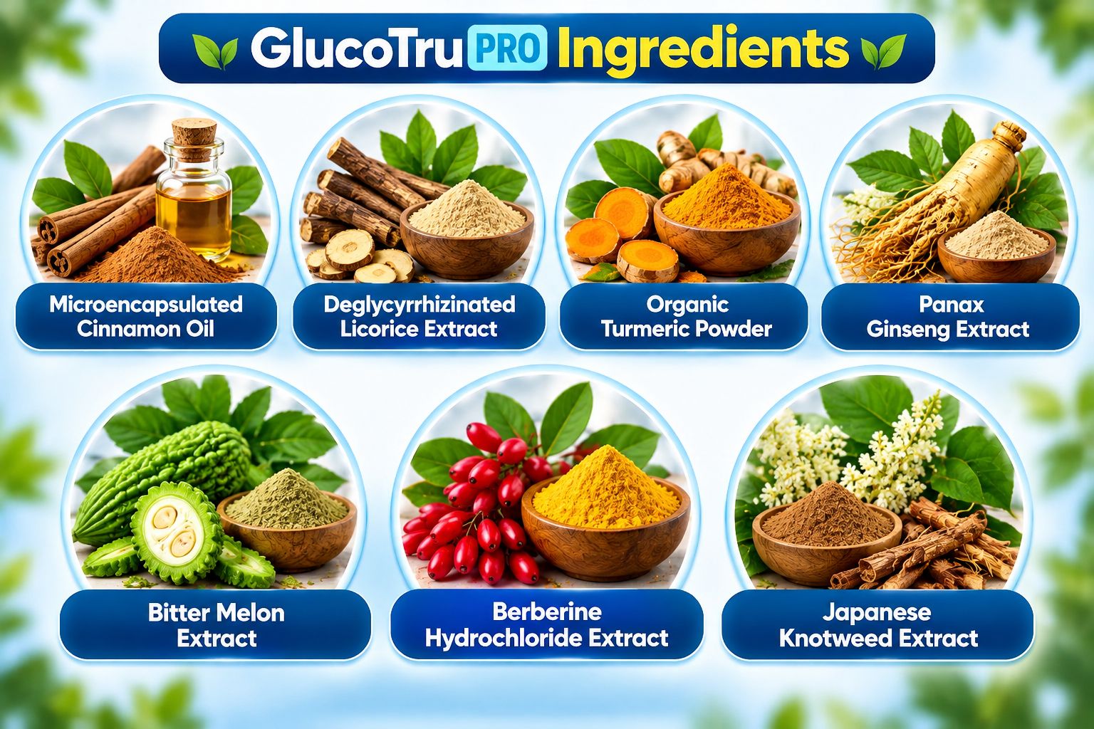 GlucoTru Pro Ingredients