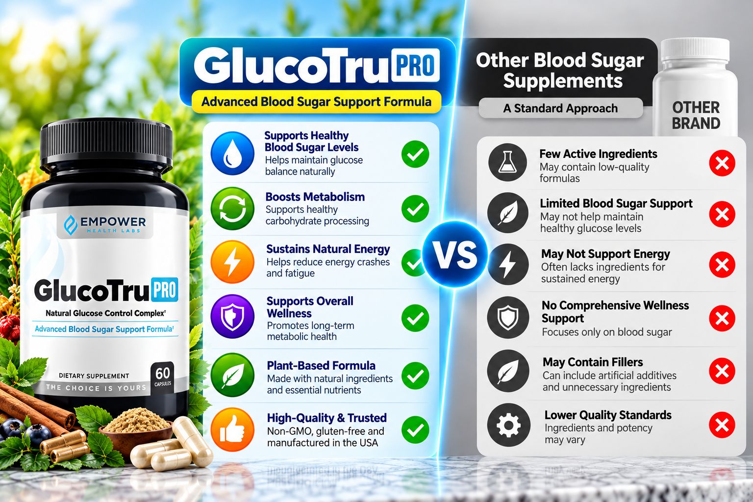 GlucoTru Pro Vs Others