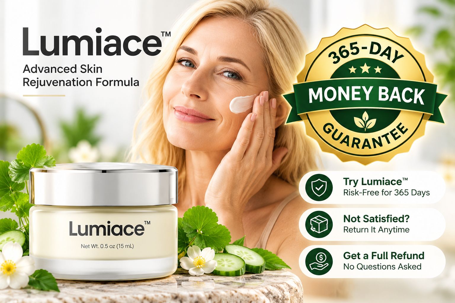 Lumiace Money Back gurantee