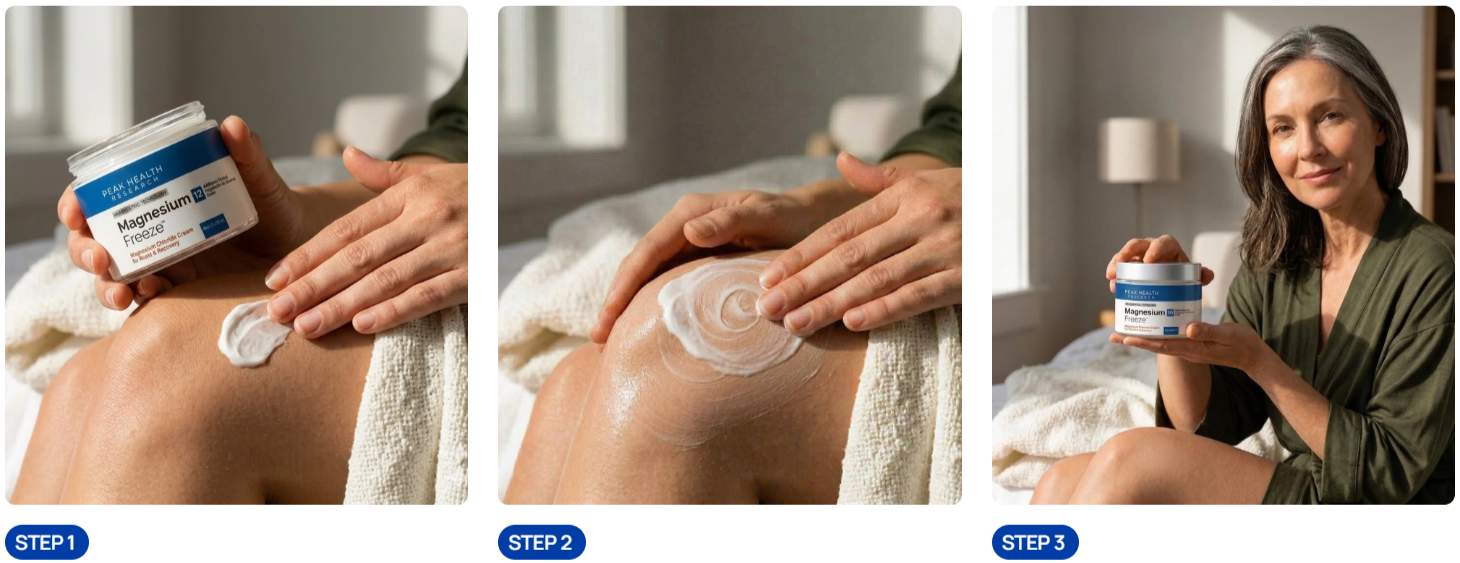 Magnesium Freeze Cream How To Use