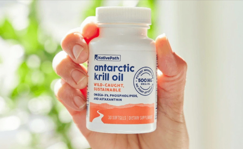 Nativepath Antarctic Krill Oil bottle