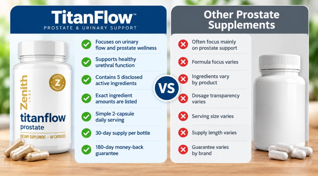 TitanFlow Prostate Conparison